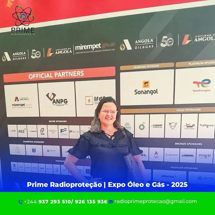 PRIME RADIOPROTECÇÃO na Expo Óleo e Gás 2025 em Angola